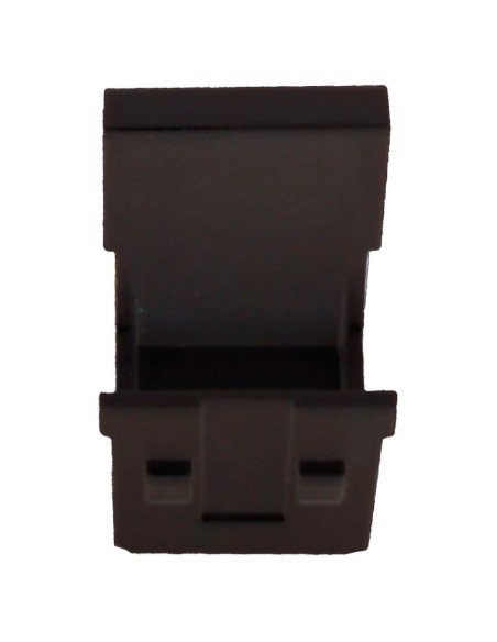 Tapa Espacios de Face plate para redes Negro (paq x10)