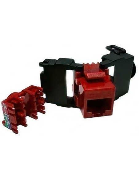 Jack Tooless Cat 5E Powest U/UTP Rojo Jack Tooless Cat 5E Powest U/UTP Rojo