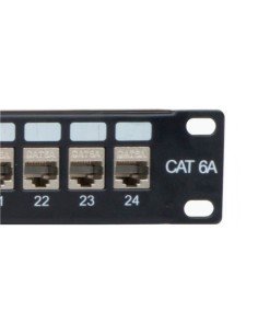 Patch Panel Cat 6A de 24 Puertos 1U Powest