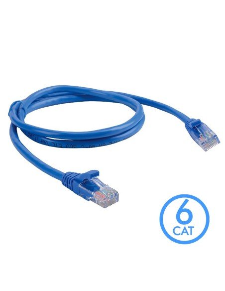 Patch Cord Cat 6 Powest 3ft (1m) Azul