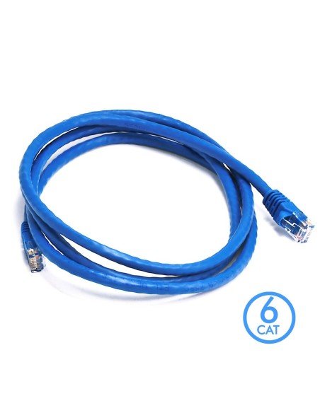 Patch Cord Cat 6 Powest 5ft (1,5m) Azul