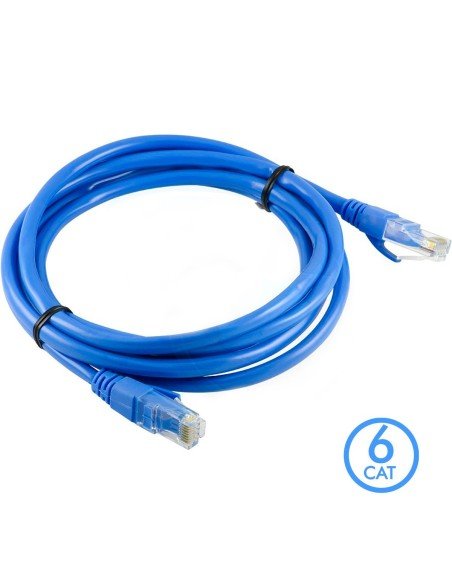 Patch Cord Cat 6 Powest 7ft (2m) Azul