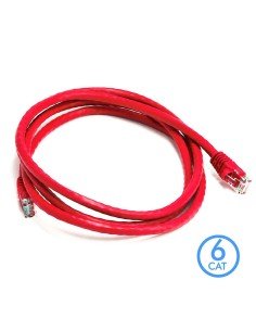 Patch Cord Cat 6 Powest 5ft (1,5m) Rojo