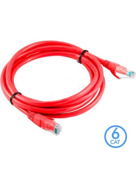 Patch Cord Cat 6 Powest 7ft (2m) Rojo
