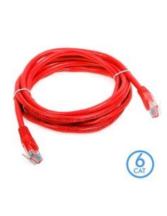 Patch Cord Cat 6 Powest 10ft (3m) Rojo