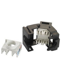 Jack Tooless Cat 6A Powest U/UTP Negro