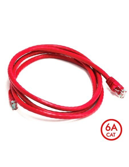 Patch Cord Cat 6A U/UTP Powest 5ft (1,5m) Rojo