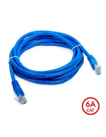 Patch Cord Cat 6A U/UTP Powest 10ft (3m) Azul