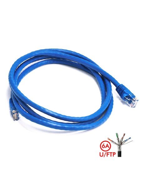 Patch Cord Cat 6A U/FTP Powest 5ft (1,5m) Azul