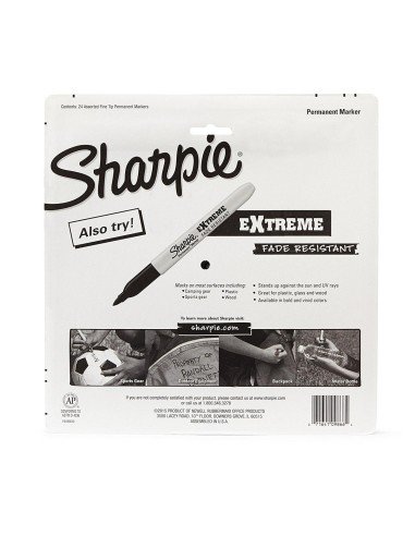 Sharpie Punta Fina Marcador Permanente  (24 unidades)