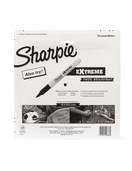 Sharpie Punta Fina Marcador Permanente  (24 unidades)