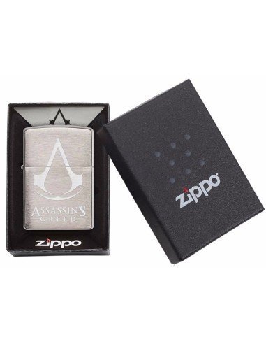Encendedor Zippo Stamp Moto Black Matte 29471 - Negro