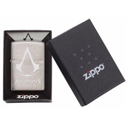 Encendedor Zippo Stamp Moto Black Matte 29471 - Negro