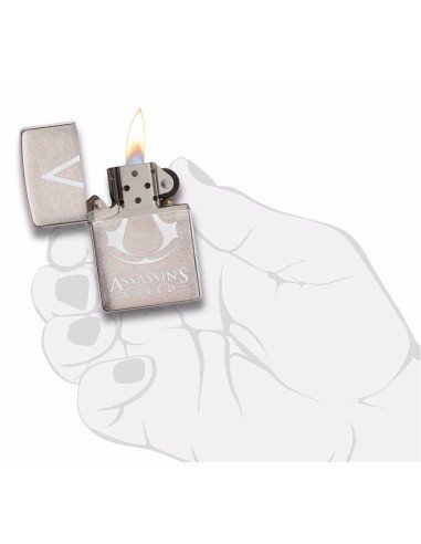 Encendedor Zippo Stamp Moto Black Matte 29471 - Negro