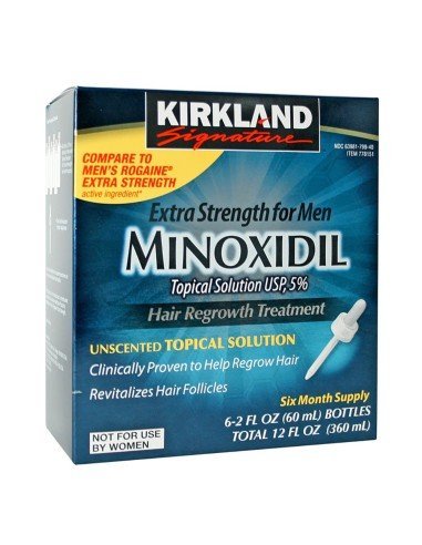 Minoxidil para Barba y Alopecia Original Sellado Tratamiento 1 mes