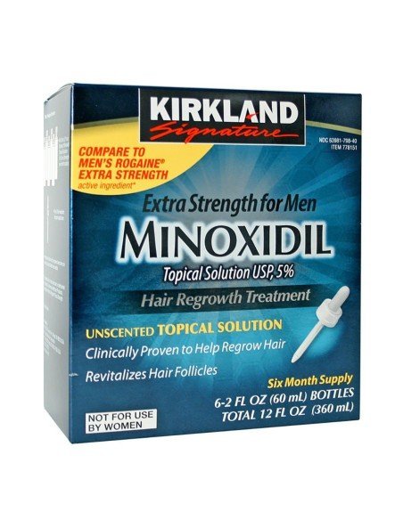 Minoxidil para Barba y Alopecia Original Sellado Tratamiento 1 mes