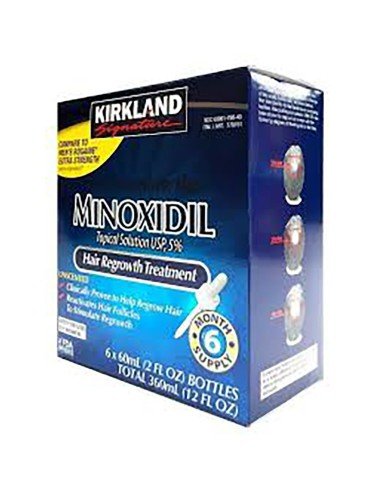 Minoxidil para Barba y Alopecia Original Sellado Tratamiento 1 mes
