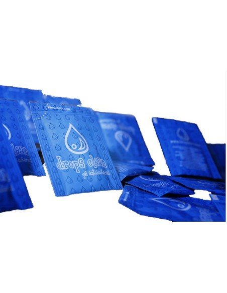 Gel AntiBacterial Drops Clean limpia tus manos paq. x 1000 sachets