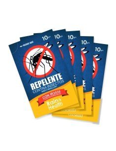 Set de 5 Sachets de Repelente Rain & Health  IR en Sachet