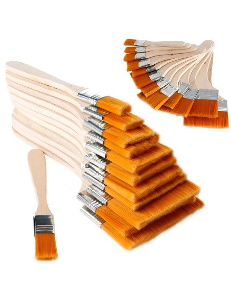 Set x12 brochas ideal para artistas, pintura al óleo