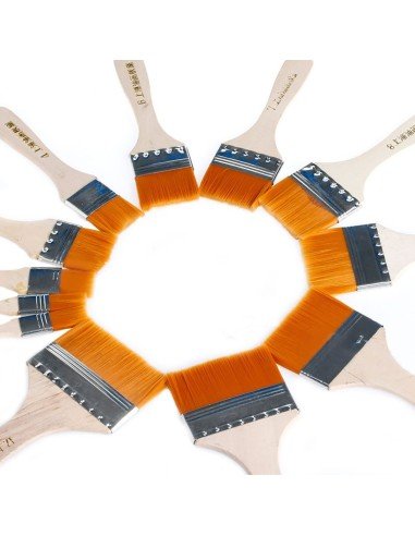 Set x12 brochas ideal para artistas, pintura al óleo