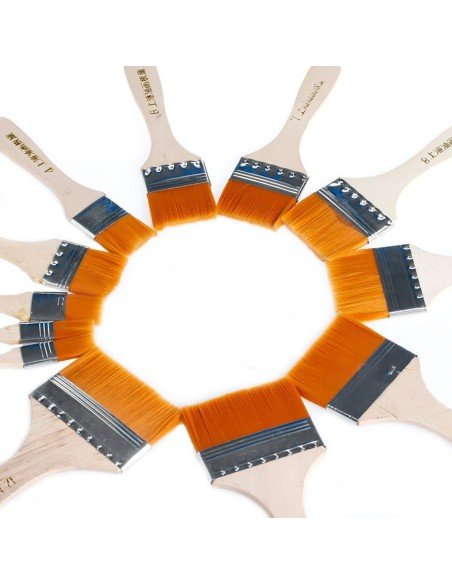 Set x12 brochas ideal para artistas, pintura al óleo Set x12 brochas ideal para artistas, pintura al óleo