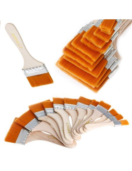 Set x12 brochas ideal para artistas, pintura al óleo Set x12 brochas ideal para artistas, pintura al óleo