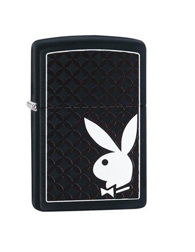 Encendedor Zippo Stamp Play Boy  29578 - Negro Mate