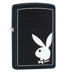 Encendedor Zippo Stamp Play Boy  29578 - Negro Mate