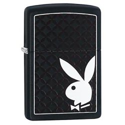 Encendedor Zippo Stamp Play Boy  29578 - Negro Mate