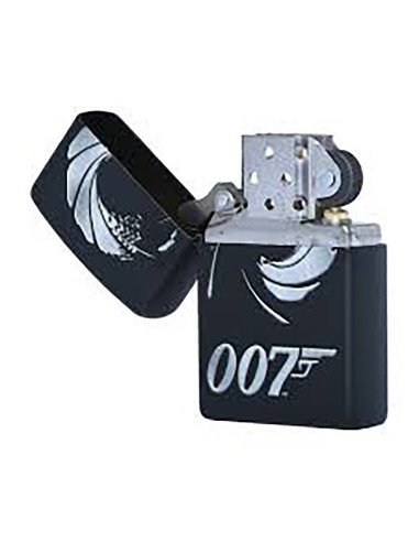 Encendedor Zippo Stamp james bond 007 29566 - negro mate