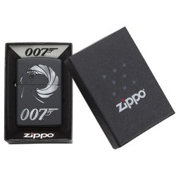 Encendedor Zippo Stamp james bond 007 29566 - negro mate