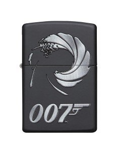 Encendedor Zippo Stamp james bond 007 29566 - negro mate