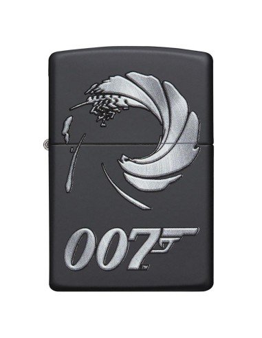 Encendedor Zippo Stamp james bond 007 29566 - negro mate