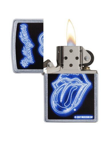 Encendedor Zippo Stamp Rolling Stones 29581 - Street Chrome