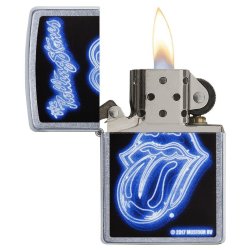 Encendedor Zippo Stamp Rolling Stones 29581 - Street Chrome