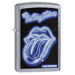Encendedor Zippo Stamp Rolling Stones 29581 - Street Chrome