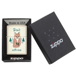 Encendedor Zippo Stamp Zorro 29615 - Cream mate