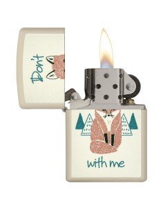 Encendedor Zippo Stamp Zorro 29615 - Cream mate 2