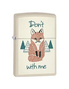 Encendedor Zippo Stamp Zorro 29615 - Cream mate