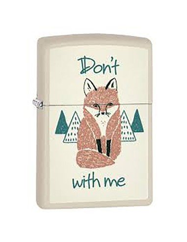 Encendedor Zippo Stamp Zorro 29615 - Cream mate