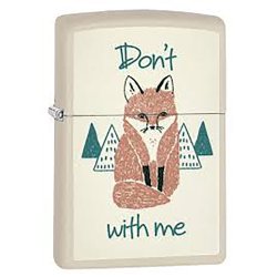 Encendedor Zippo Stamp Zorro 29615 - Cream mate