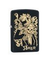 Encendedor Zippo Stamp Joker Calavera 29632 - Negro Mate
