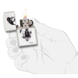 Encendedor Zippo Stamp Spazuk  Granada 29645  - Blanco