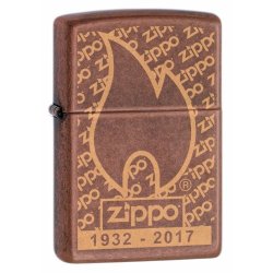 Encendedor Zippo Stamp Blue con Logo 29472 - Azul rey