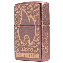 Encendedor Zippo Stamp Blue con Logo 29472 - Azul rey