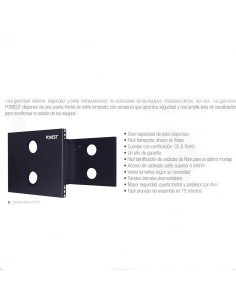 Gabinete Metálico de Pared Tipo Rack Abierto 51X36X6U (AXPXAL) 510*360*266 2