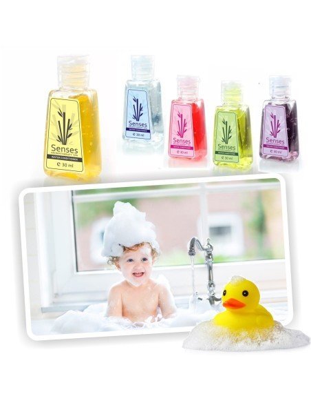 Set X5 Espumas D Baño Aroma Senses Burbujas Spa Jacuzzi