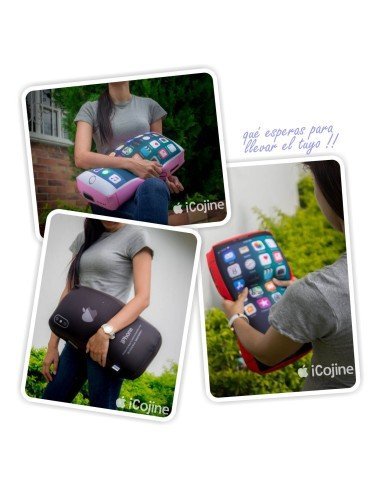 Cojín Anti estrés con forma de Iphone, almohada iCushion 