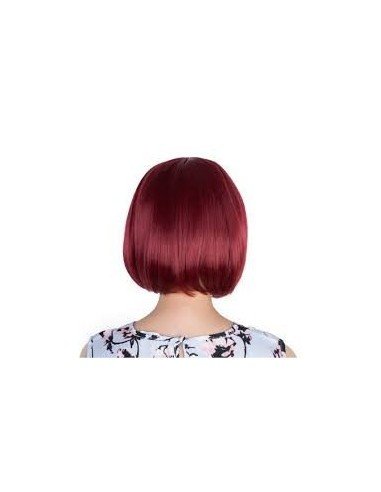Peluca Corta de fantasía Rojo Vino